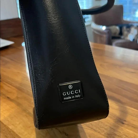 Gucci Black Leather Shoulder Bag - Picture 6 of 16